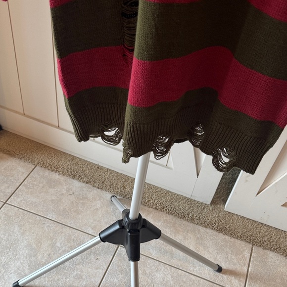 SPIRIT NIGHTMARE ON ELM STREET FREDDY KRUEGER SWEATER DRESS COSTUME ADULT  M - Picture 6 of 7